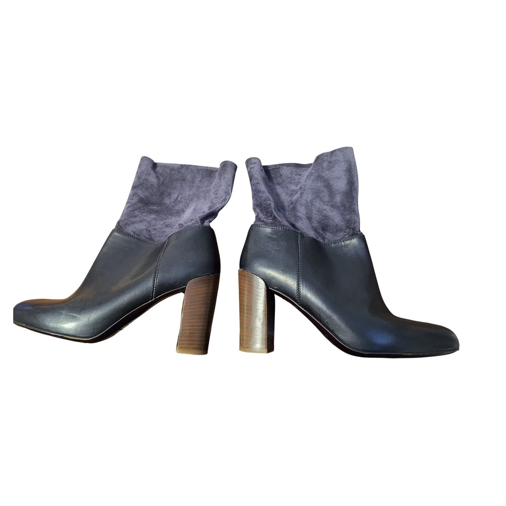 Vince Chase Black leather & suede  ankle boots size‎ 6